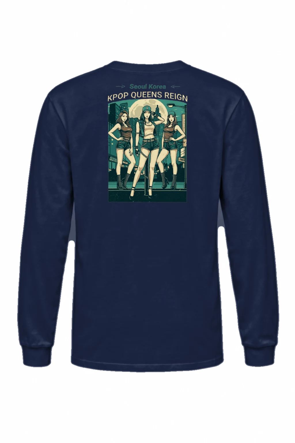 "Kpop Queens Reign" Unisex Longsleeve T-shirt | Gildan 2400