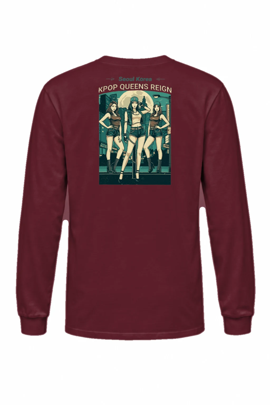 "Kpop Queens Reign" Unisex Longsleeve T-shirt | Gildan 2400