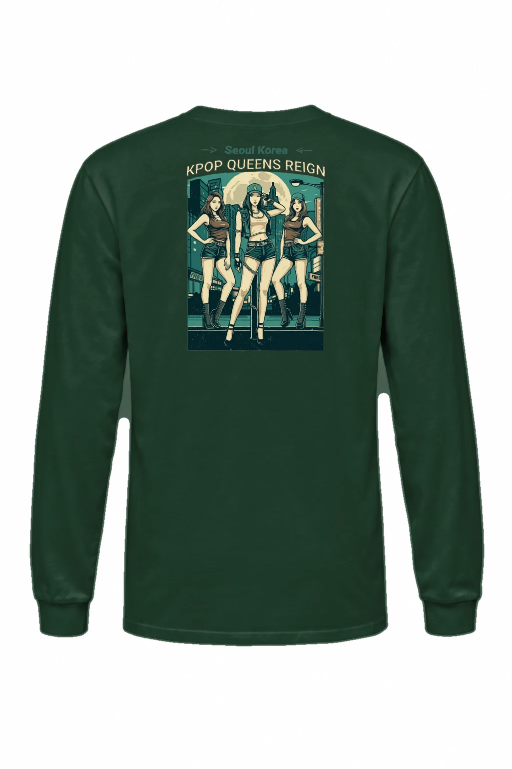 "Kpop Queens Reign" Unisex Longsleeve T-shirt | Gildan 2400