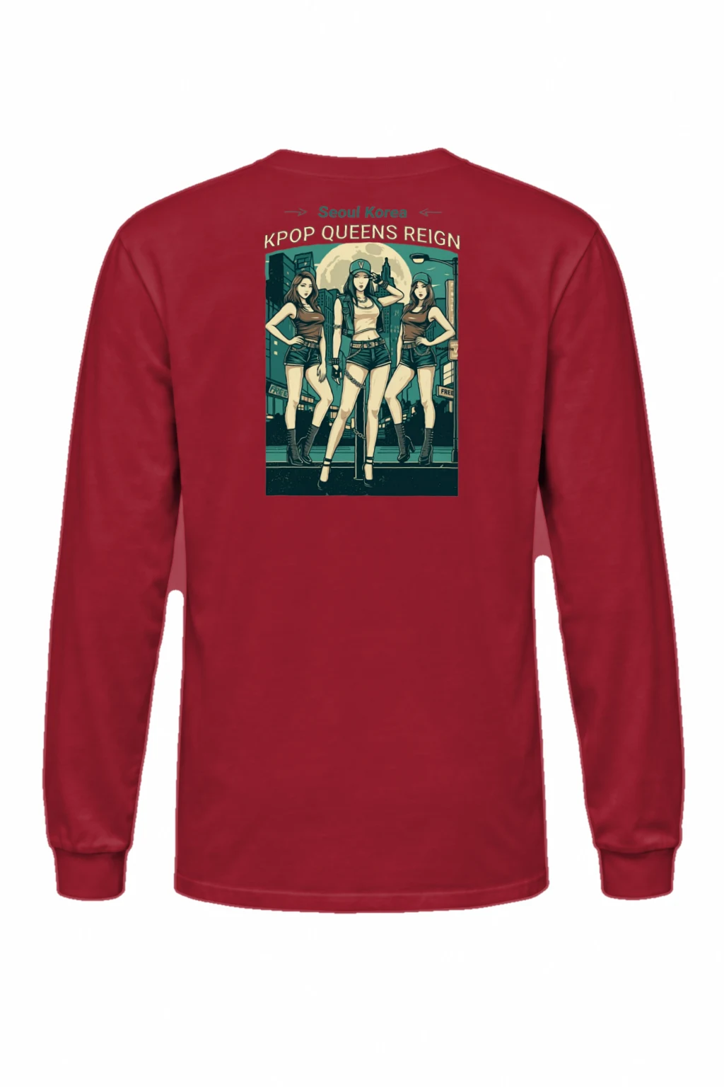 "Kpop Queens Reign" Unisex Longsleeve T-shirt | Gildan 2400
