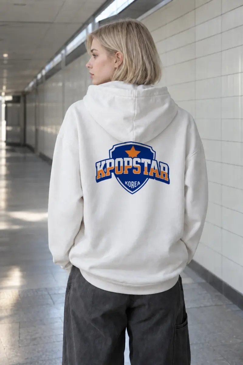 "Kpopstar Korea Emblem" Heavy Blend Unisex Pullover Hoodie | Gildan 18500
