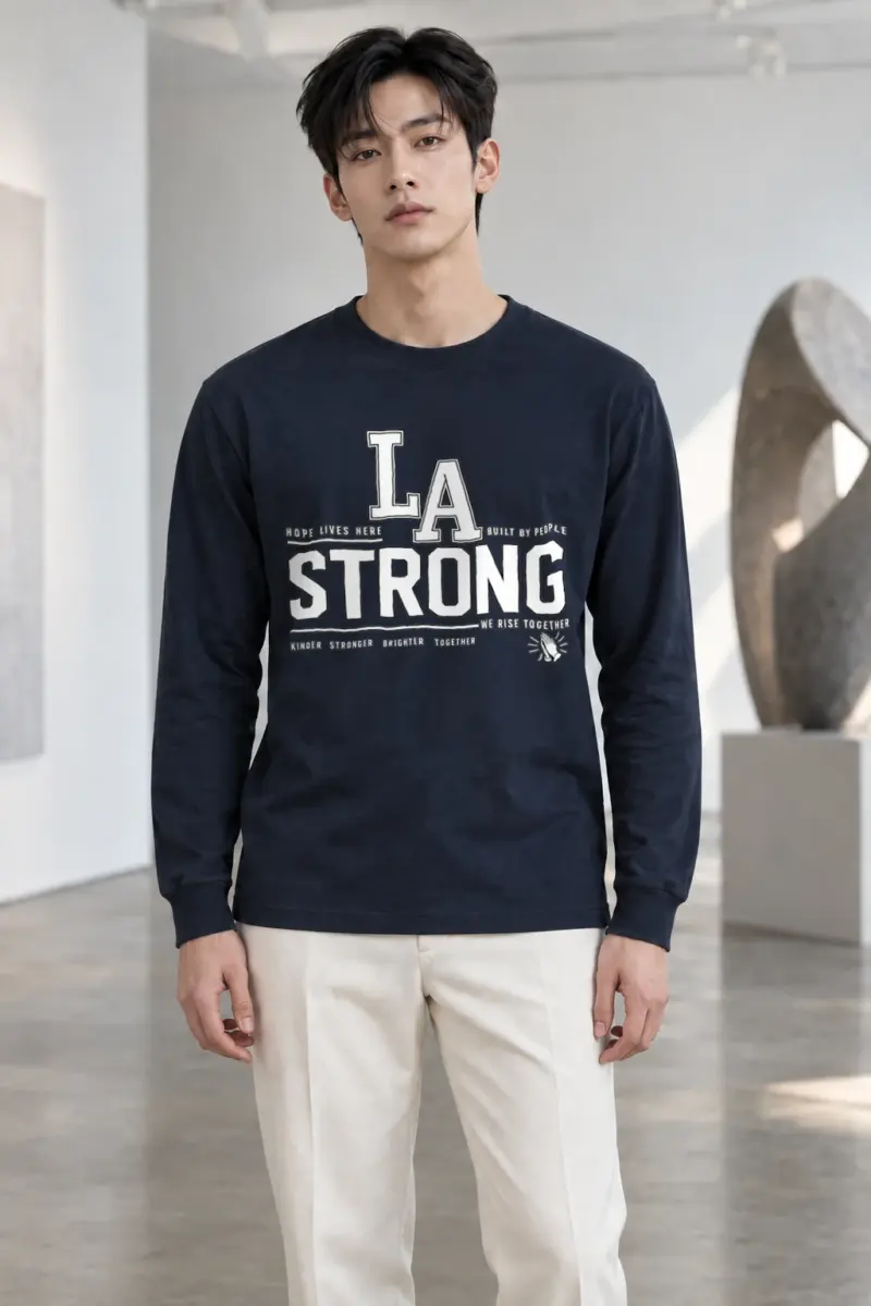 "La Hope Lives Here" Unisex Longsleeve T-shirt | Gildan 2400