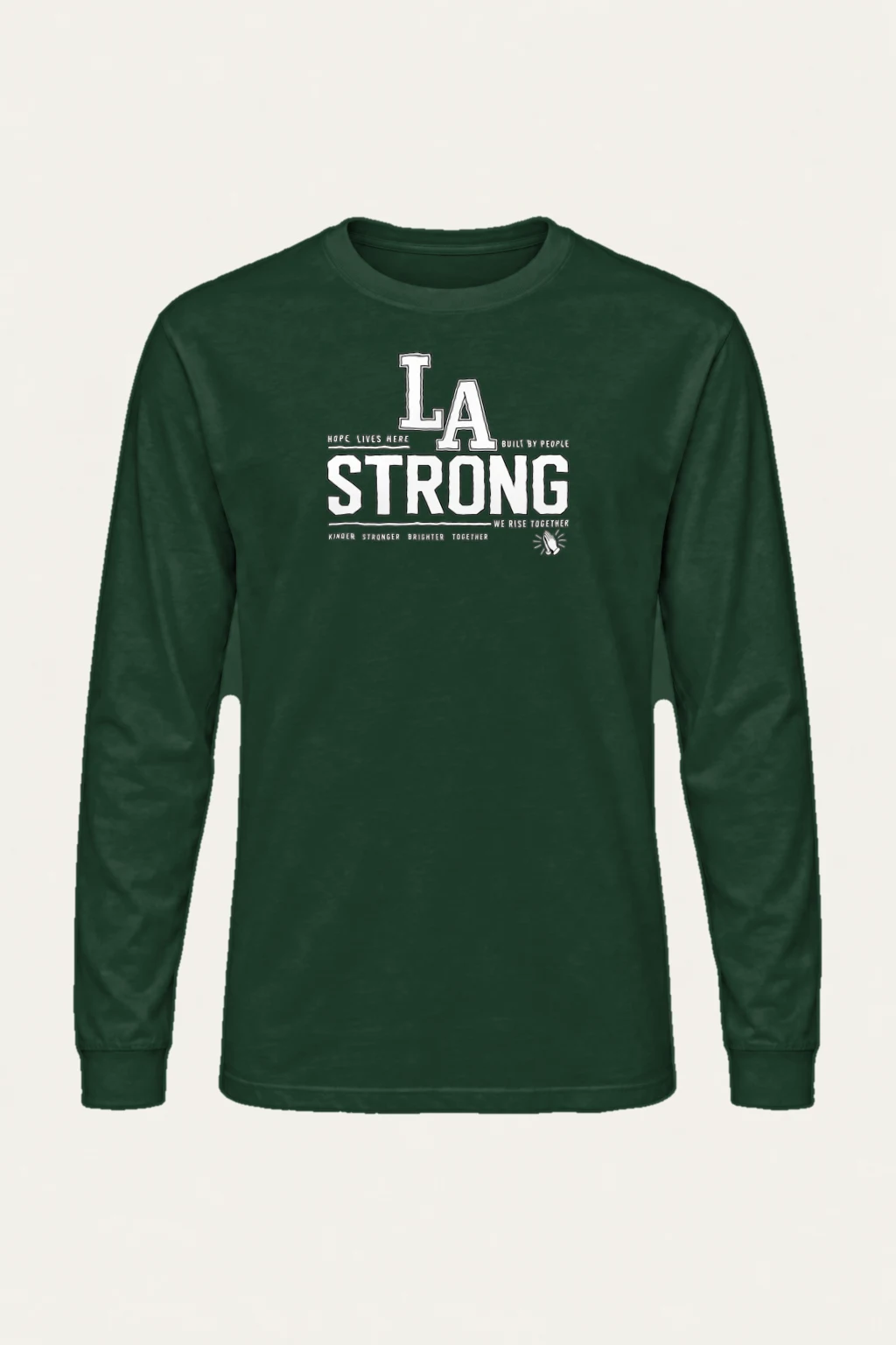 "La Hope Lives Here" Unisex Longsleeve T-shirt | Gildan 2400