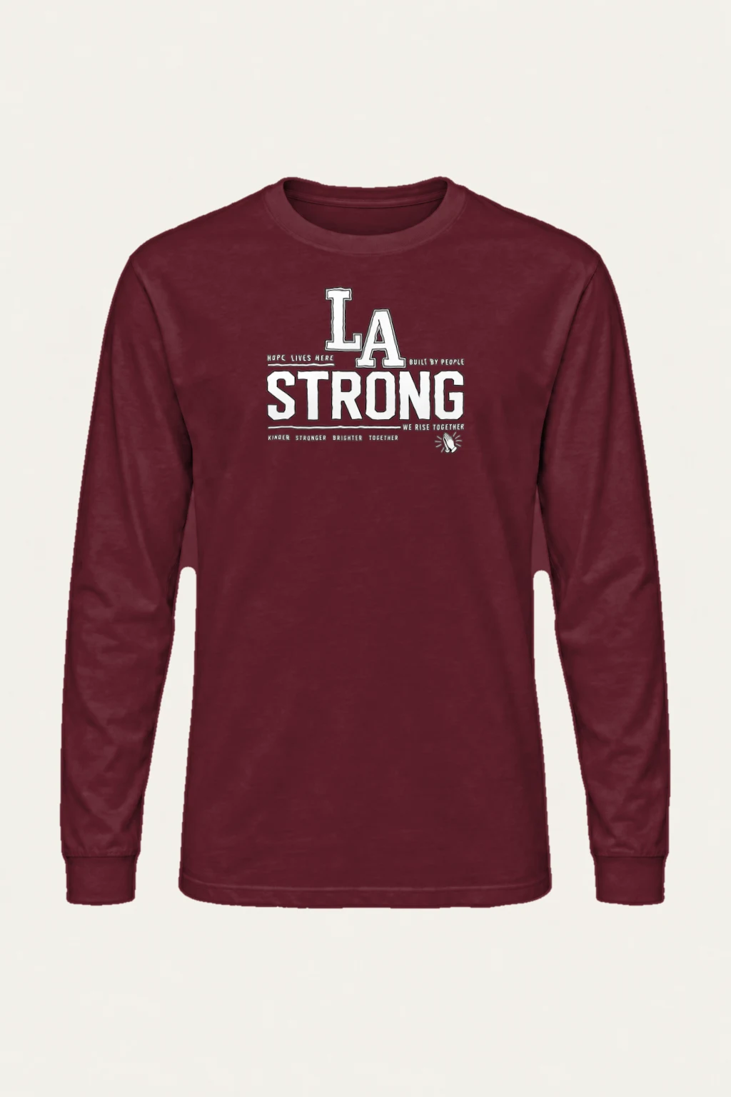 "La Hope Lives Here" Unisex Longsleeve T-shirt | Gildan 2400