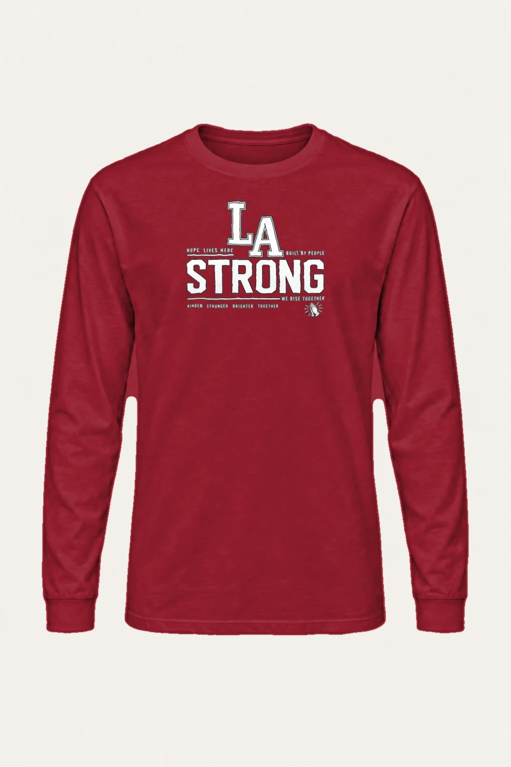 "La Hope Lives Here" Unisex Longsleeve T-shirt | Gildan 2400