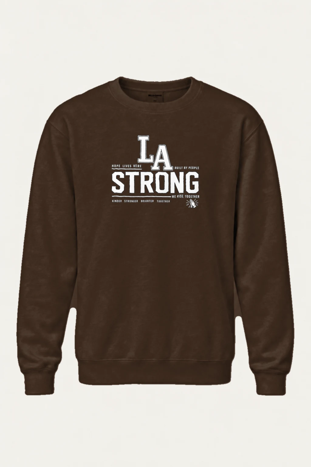 "LA Strong Together" Heavy Blend Unisex Crewneck Sweatshirt | Gildan 18000
