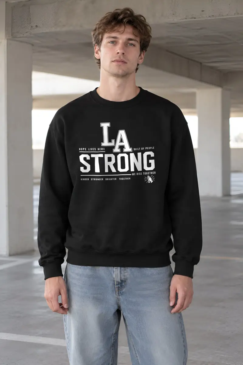"LA Strong Together" 1 Crewneck Sweatshirt
