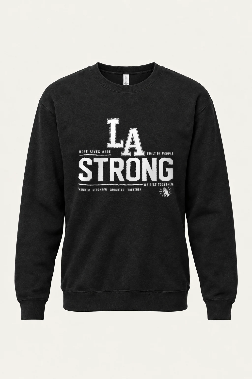 "LA Strong Together" Heavy Blend Unisex Crewneck Sweatshirt | Gildan 18000