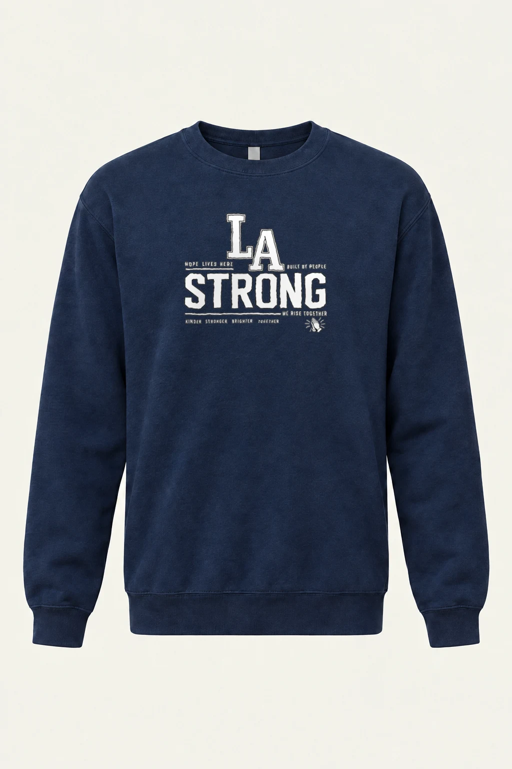 "LA Strong Together" Heavy Blend Unisex Crewneck Sweatshirt | Gildan 18000