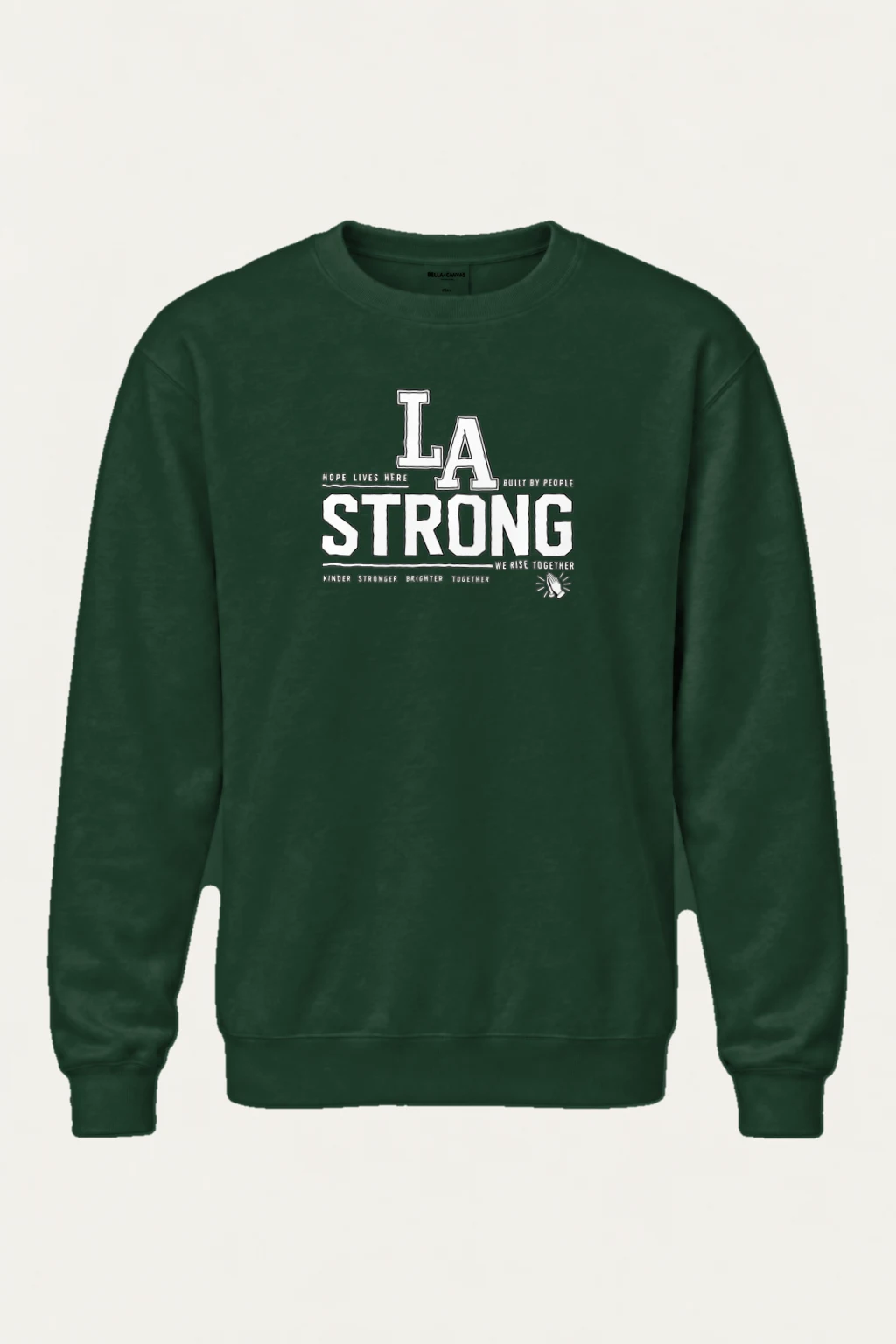 "LA Strong Together" Heavy Blend Unisex Crewneck Sweatshirt | Gildan 18000