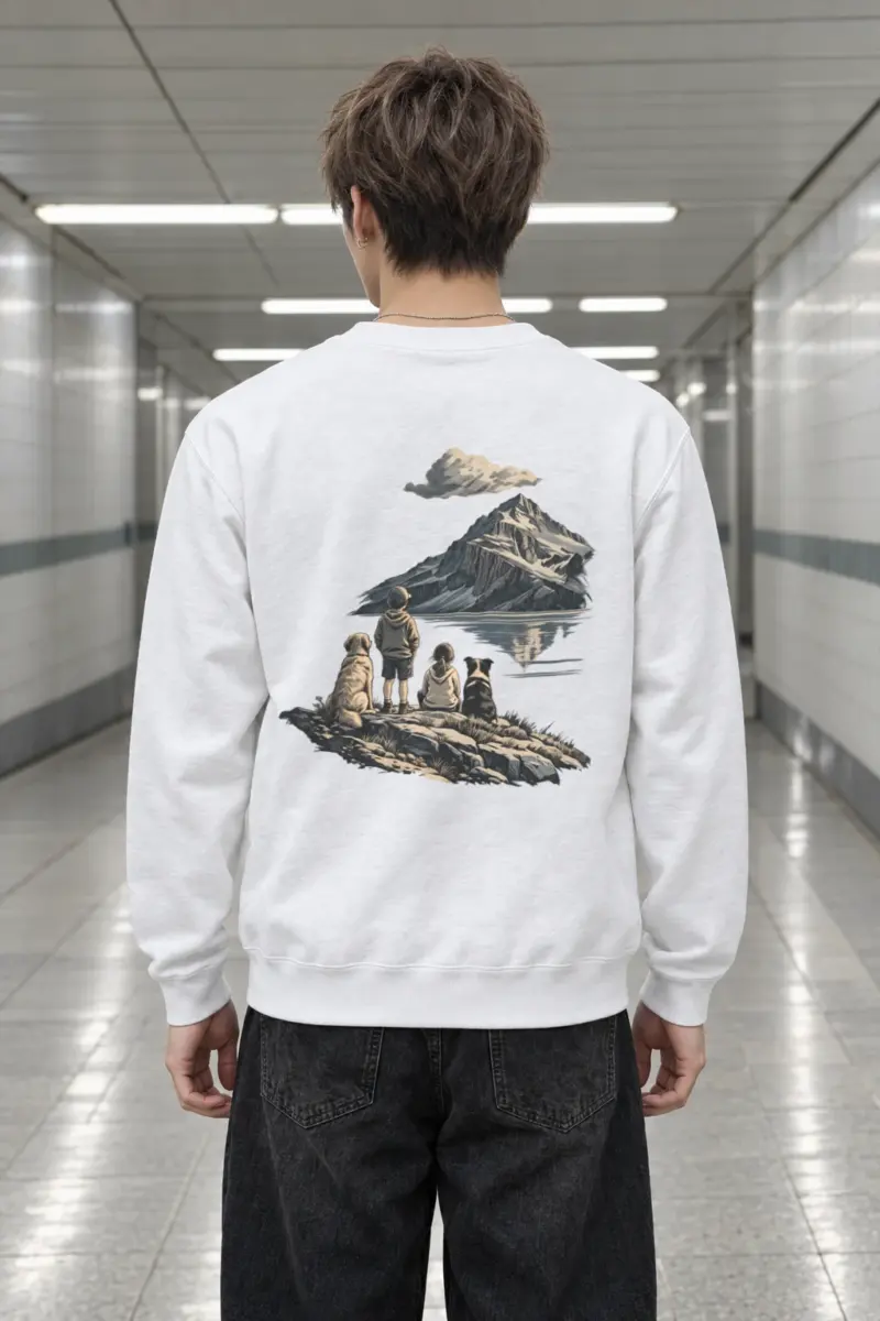 "Lake Edge Companions" Heavy Blend Unisex Crewneck Sweatshirt