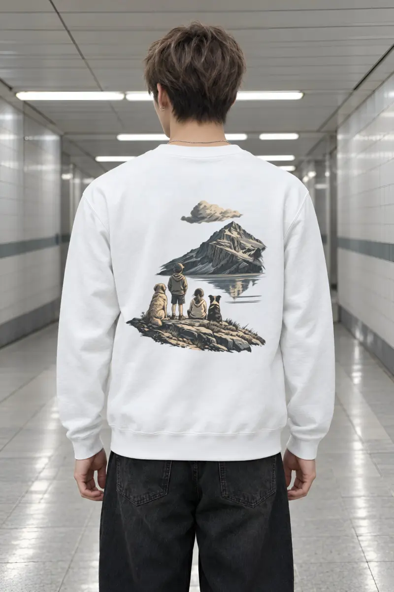 "Lake Edge Companions" Heavy Blend Unisex Crewneck Sweatshirt