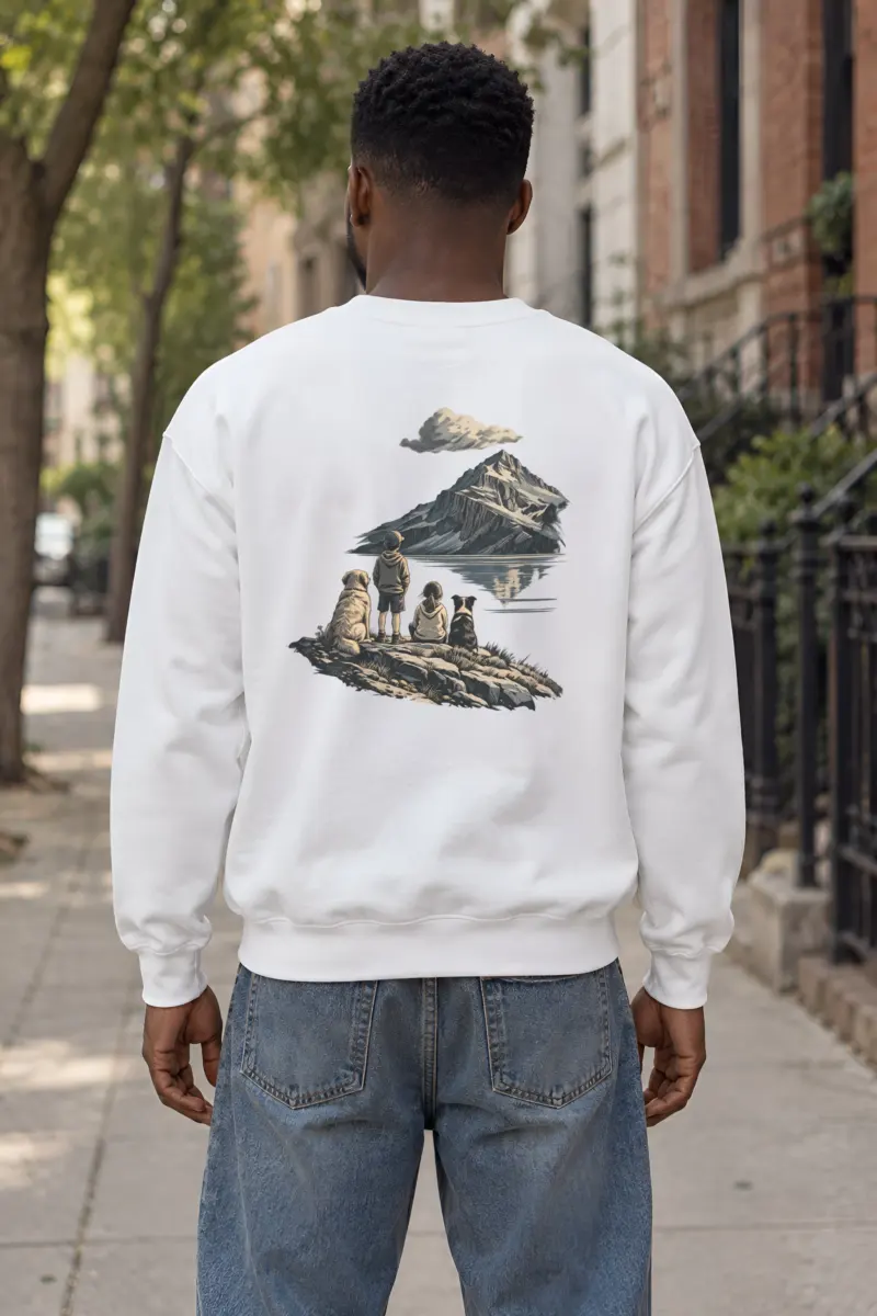 "Lake Edge Companions" Heavy Blend Unisex Crewneck Sweatshirt
