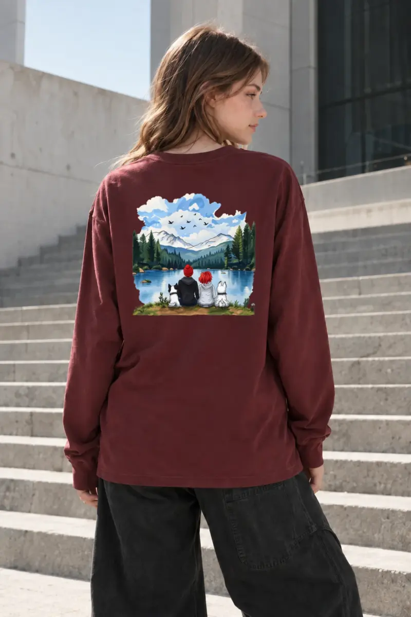 “Lakeside Companions” Unisex Longsleeve T-shirt | Gildan 2400