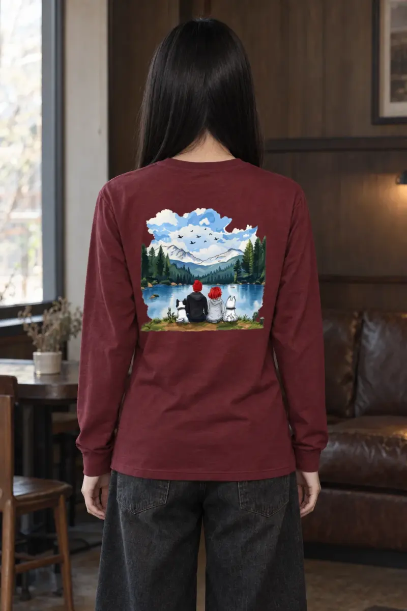 "Lakeside Companions" Unisex Longsleeve T-shirt