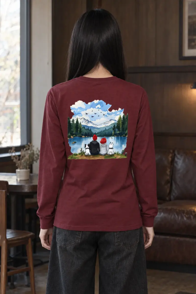 "Lakeside Companions" Unisex Longsleeve T-shirt