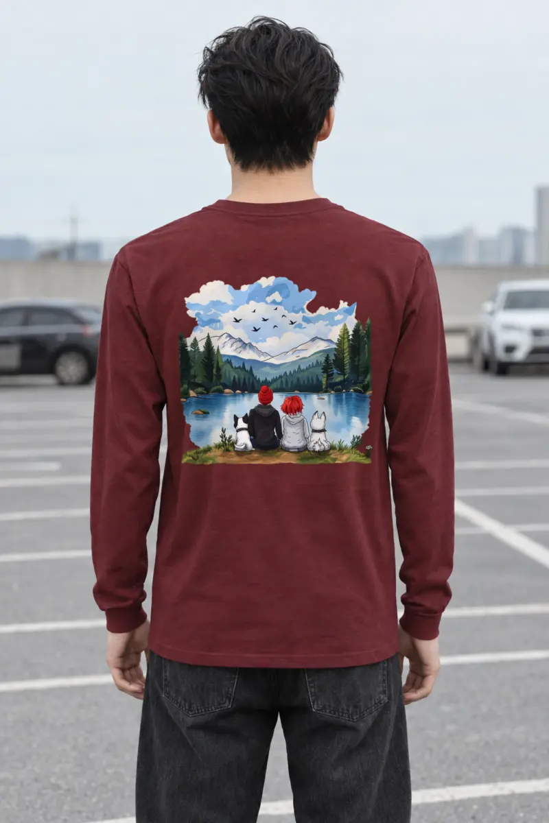 "Lakeside Companions" Unisex Longsleeve T-shirt