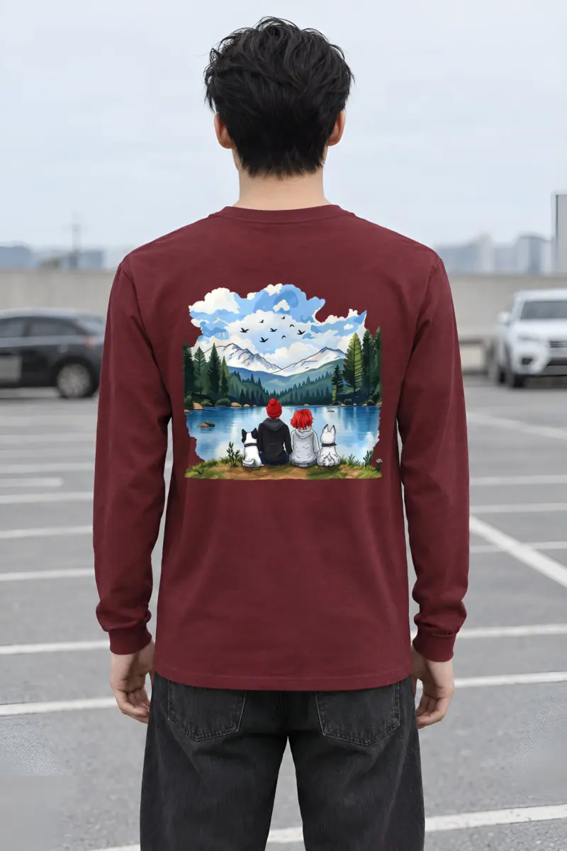 "Lakeside Companions" Unisex Longsleeve T-shirt
