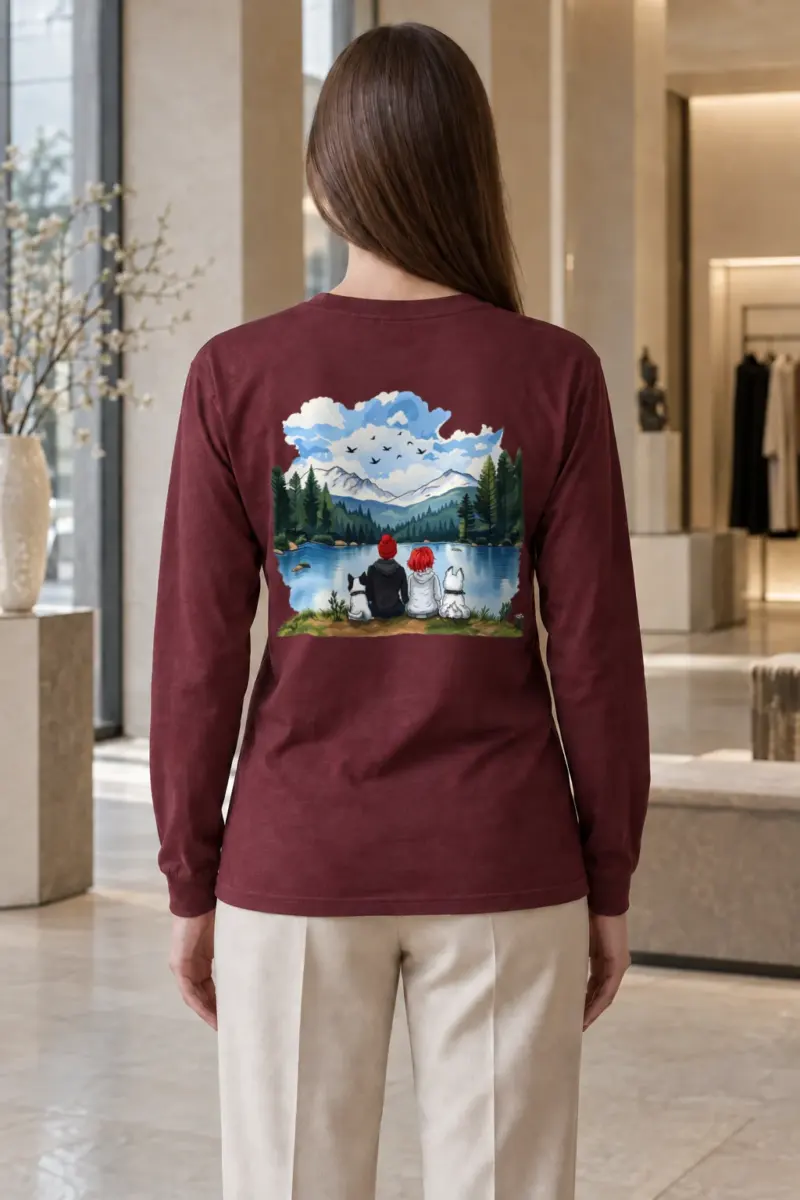 "Lakeside Companions" Unisex Longsleeve T-shirt | Gildan 2400