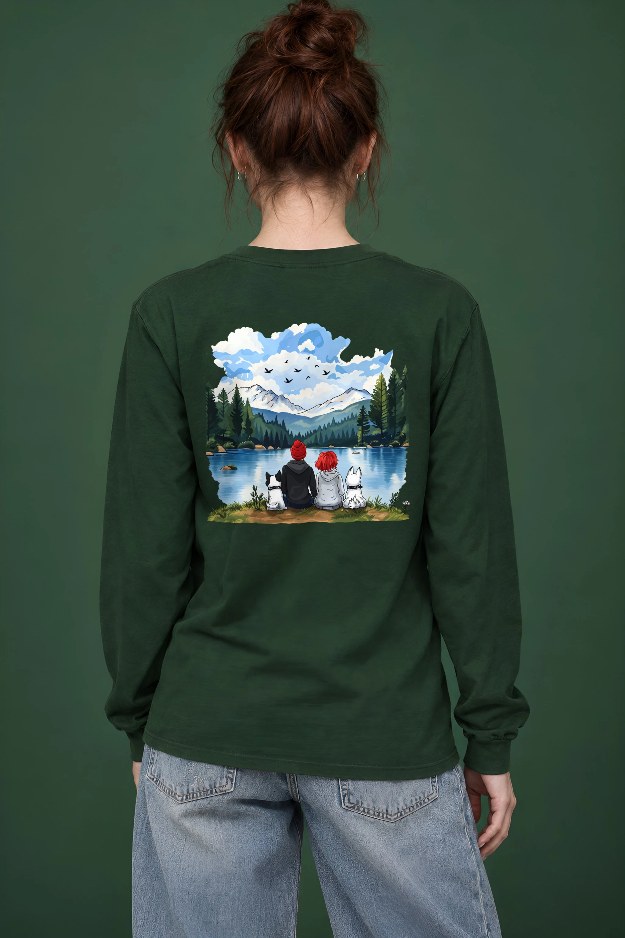 "Lakeside Companions" Unisex Longsleeve T-shirt