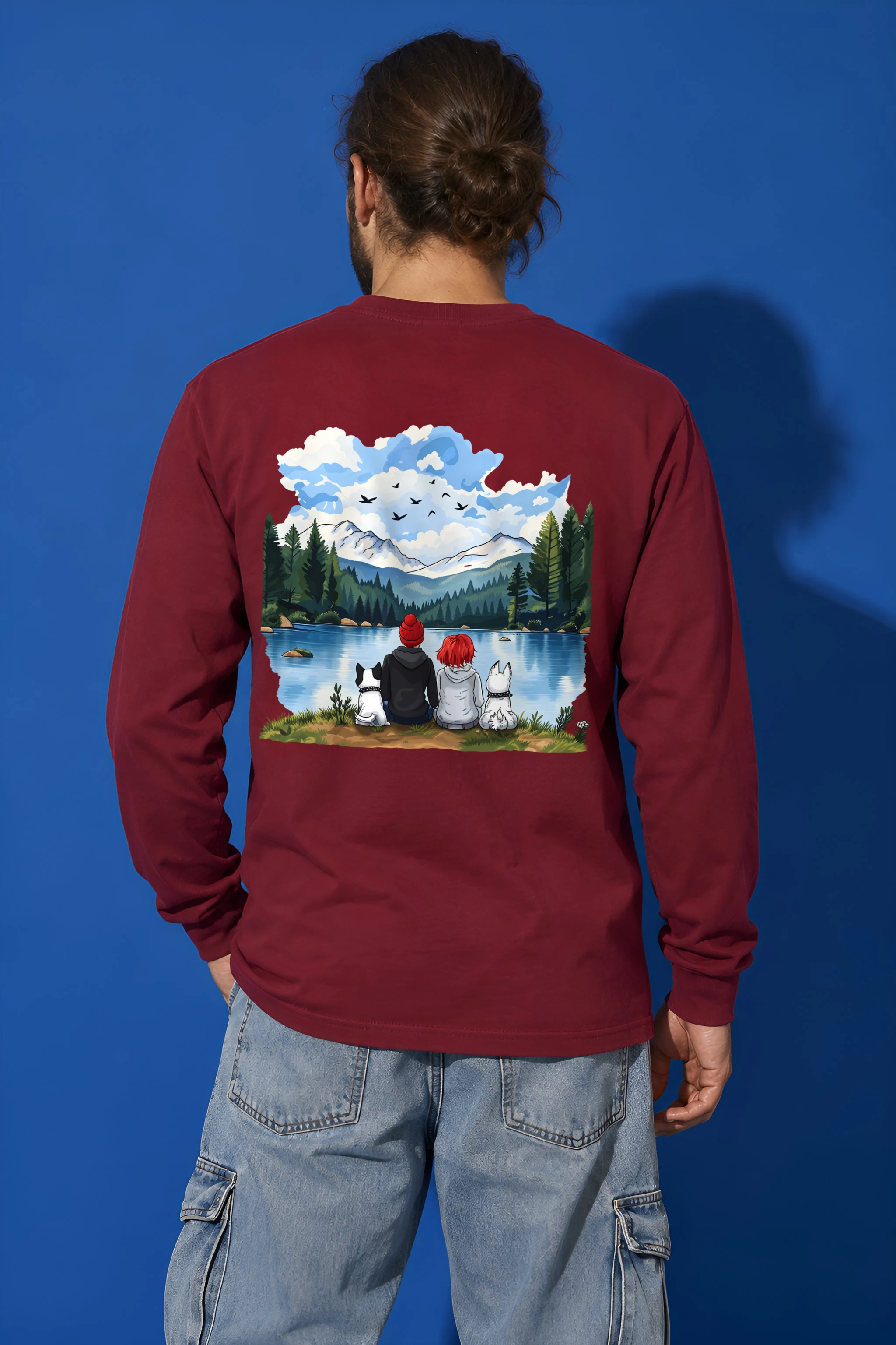 "Lakeside Companions" Unisex Longsleeve T-shirt