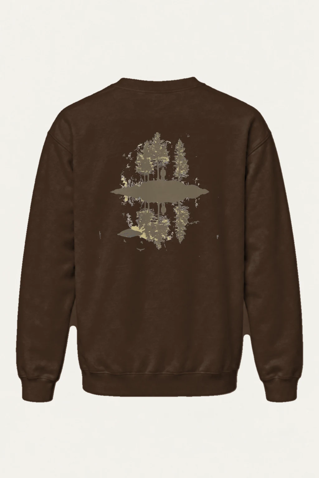 "Lakeside Solitude" Heavy Blend Unisex Crewneck Sweatshirt | Gildan 18000