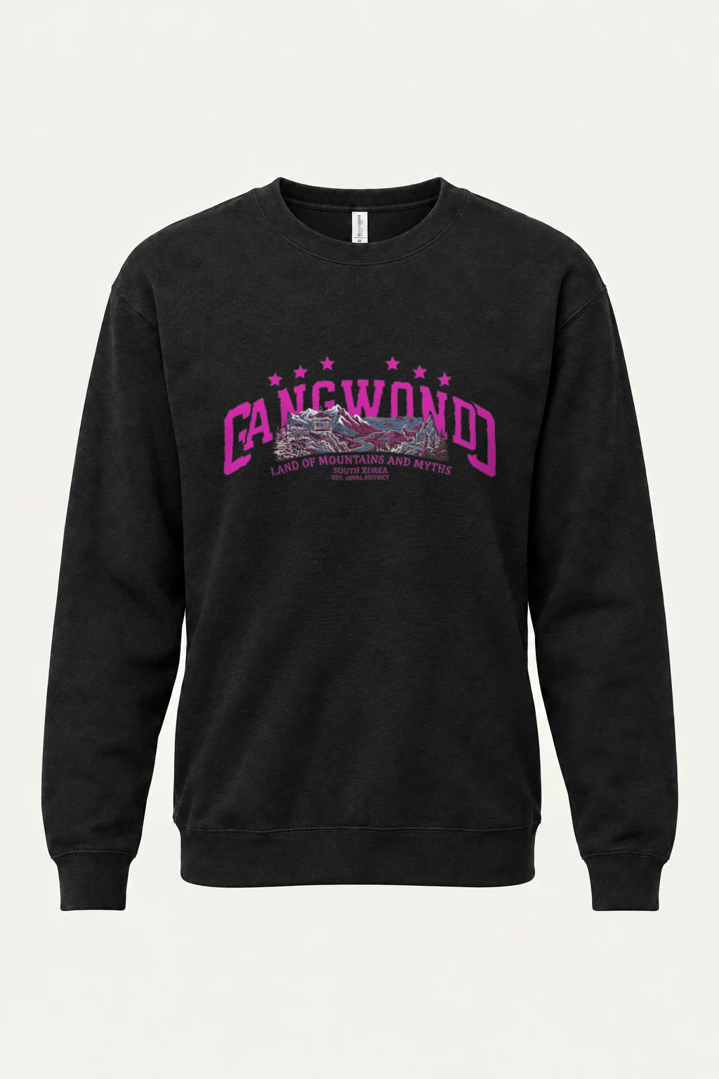 "Land of Mountains" Heavy Blend Unisex Crewneck Sweatshirt | Gildan 18000