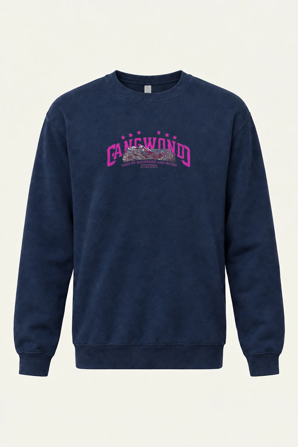 "Land of Mountains" Heavy Blend Unisex Crewneck Sweatshirt | Gildan 18000