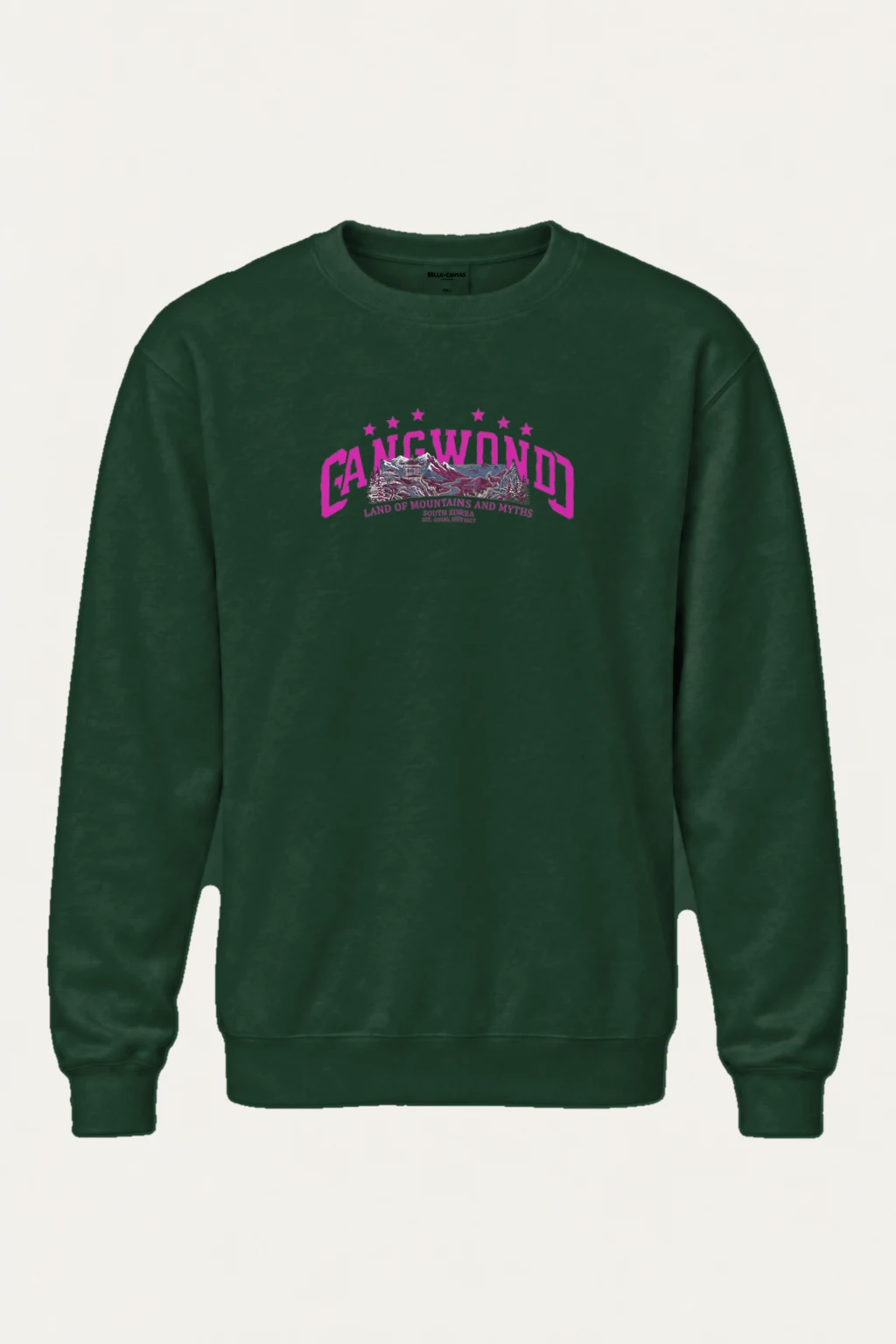 "Land of Mountains" Heavy Blend Unisex Crewneck Sweatshirt | Gildan 18000