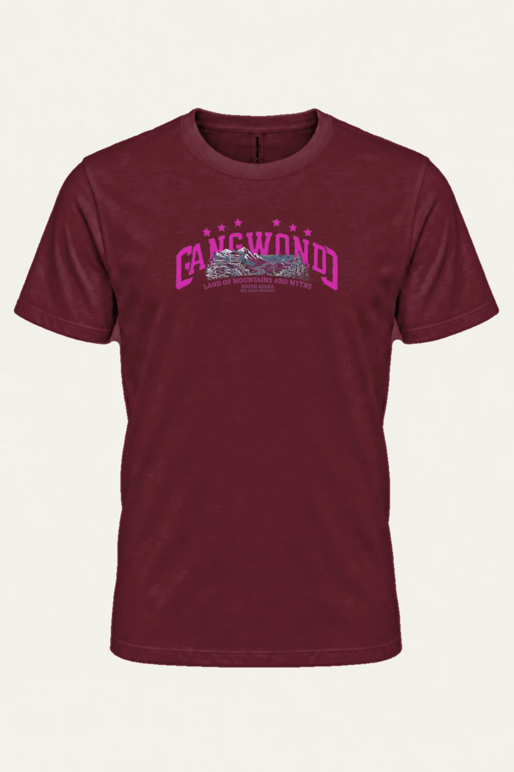 "Land of Mountains" Heavyweight Unisex Crewneck T-shirt | Gildan 5000