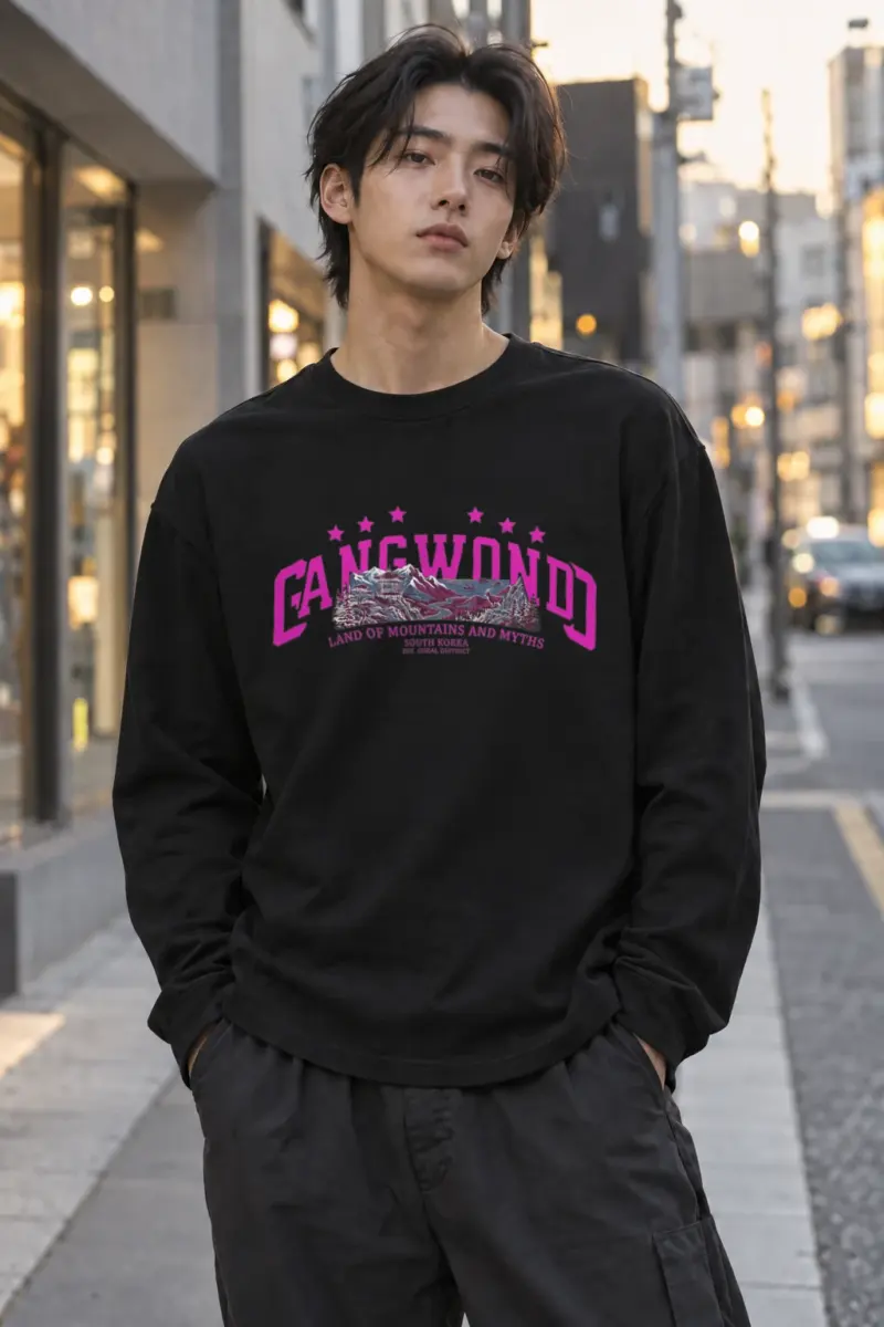 “Land Of Mountains” Unisex Longsleeve T-shirt | Gildan 2400