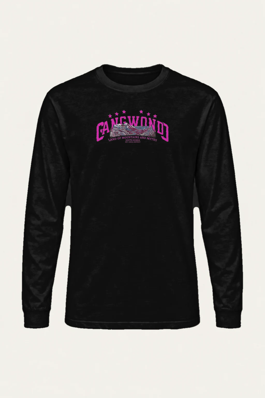 "Land Of Mountains" Unisex Longsleeve T-shirt | Gildan 2400