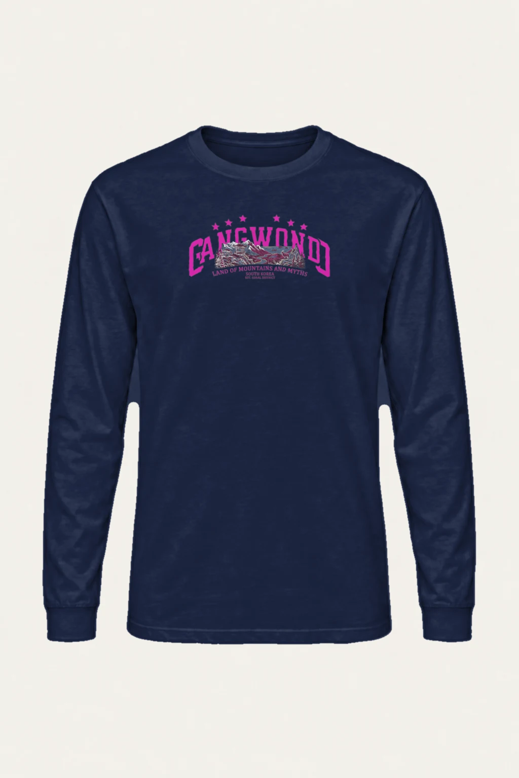 "Land Of Mountains" Unisex Longsleeve T-shirt | Gildan 2400
