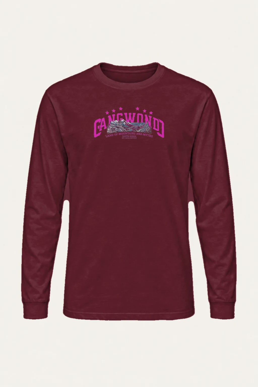 "Land Of Mountains" Unisex Longsleeve T-shirt | Gildan 2400