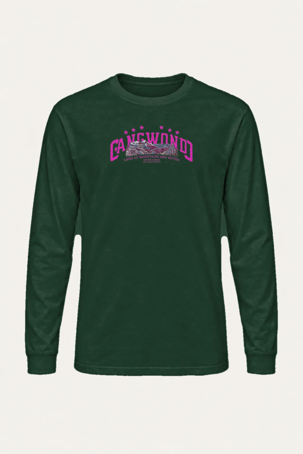 "Land Of Mountains" Unisex Longsleeve T-shirt | Gildan 2400