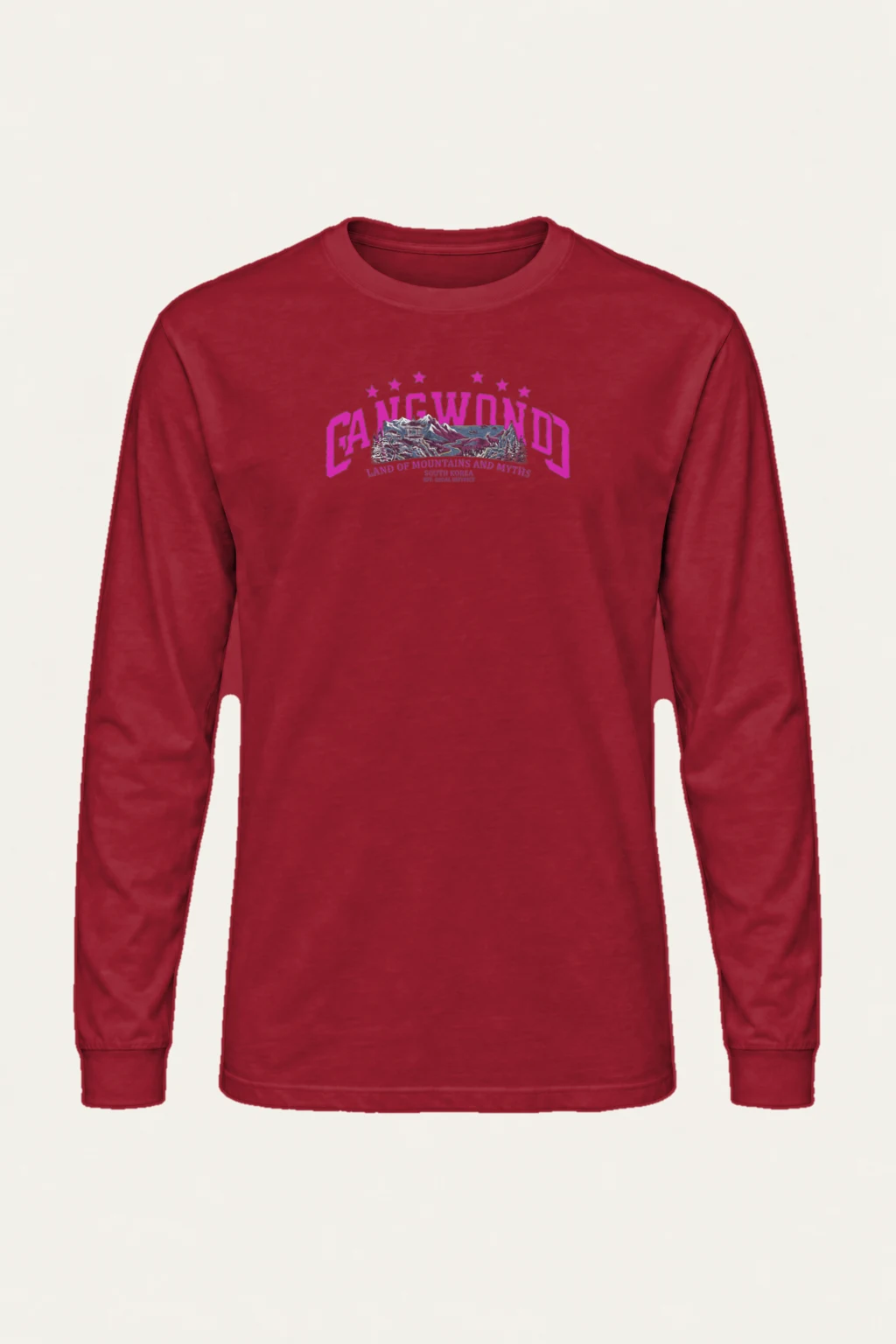 "Land Of Mountains" Unisex Longsleeve T-shirt | Gildan 2400