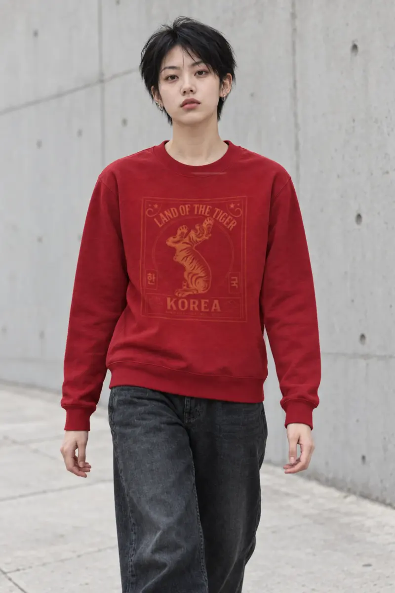 "Land Of The Tiger" Heavy Blend Unisex Crewneck Sweatshirt