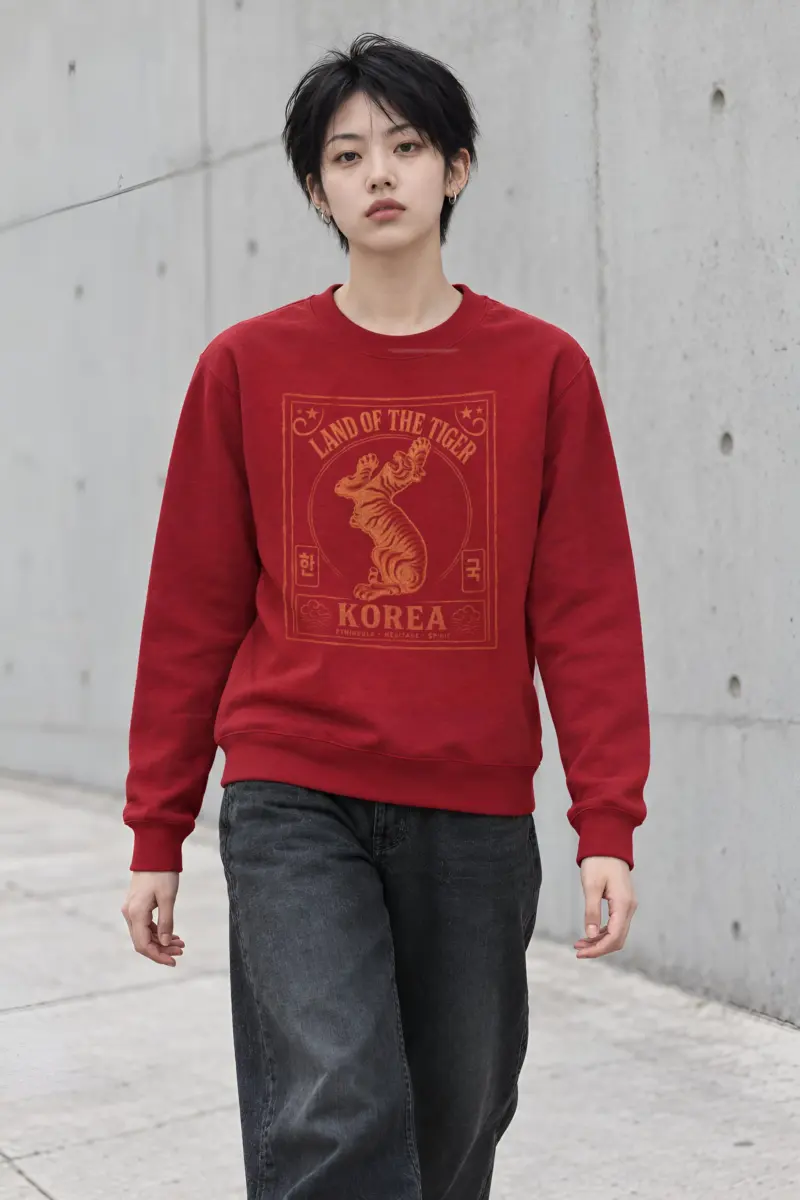 "Land Of The Tiger" Heavy Blend Unisex Crewneck Sweatshirt