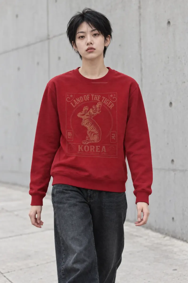 "Land Of The Tiger" Heavy Blend Unisex Crewneck Sweatshirt