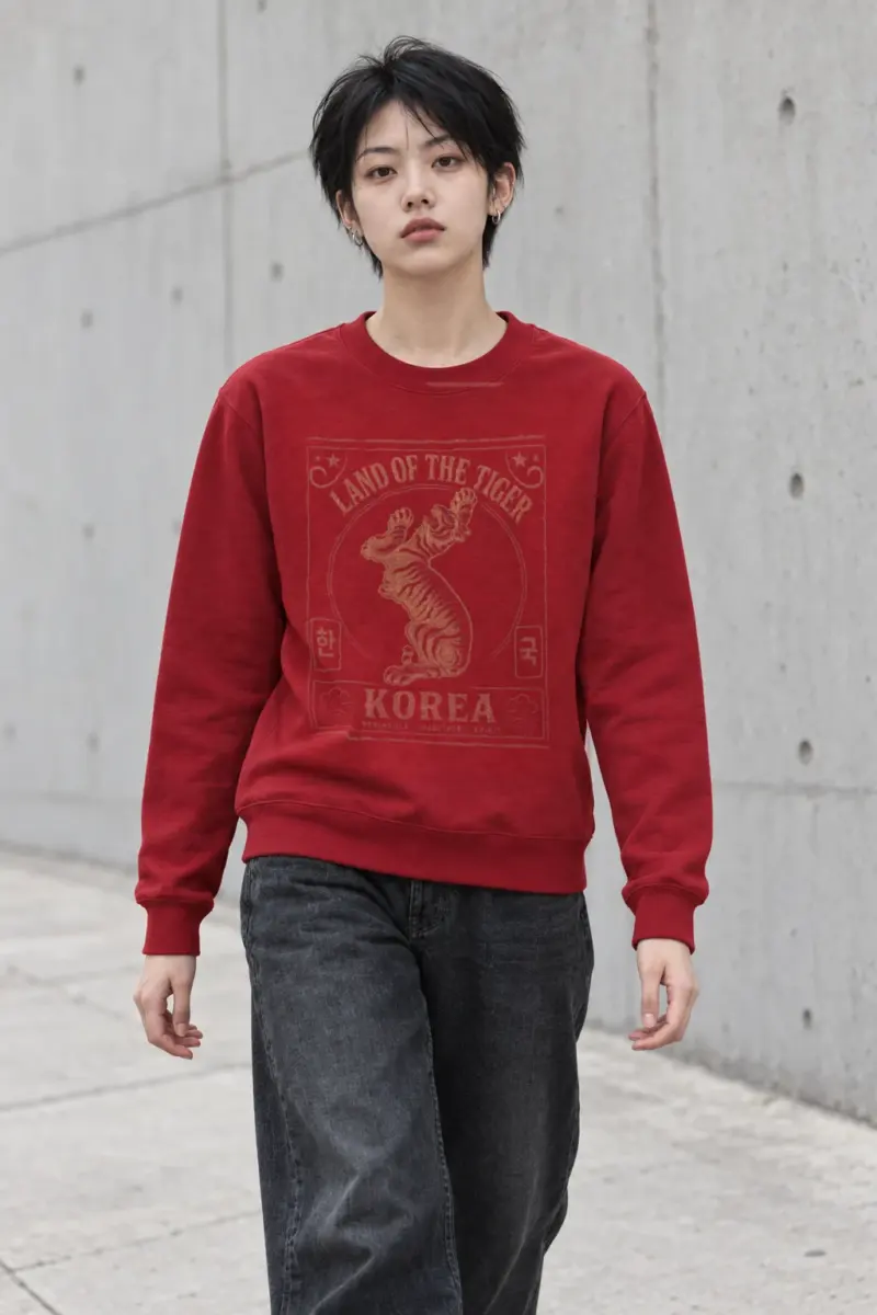"Land Of The Tiger" Heavy Blend Unisex Crewneck Sweatshirt