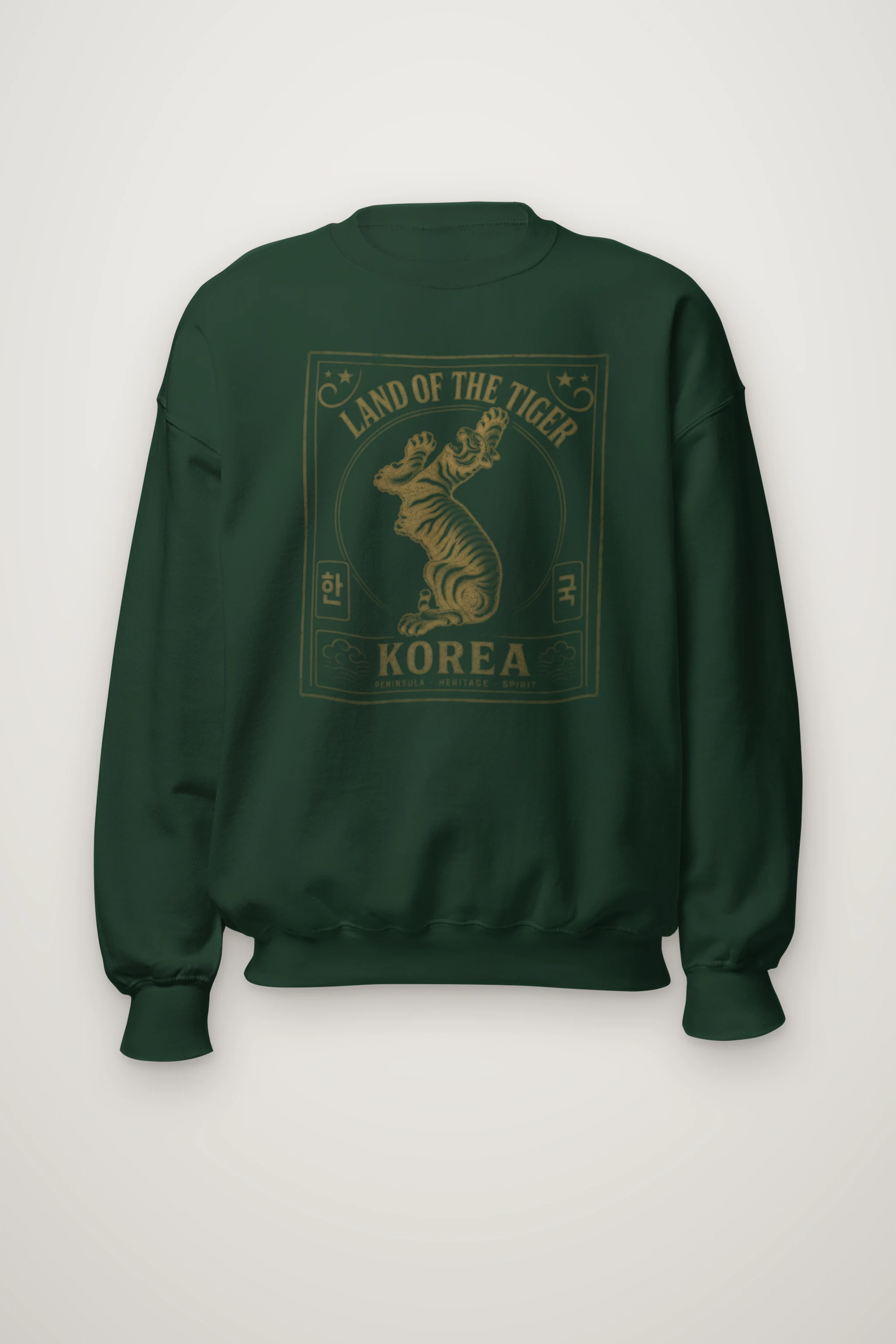 "Land Of The Tiger" Heavy Blend Unisex Crewneck Sweatshirt