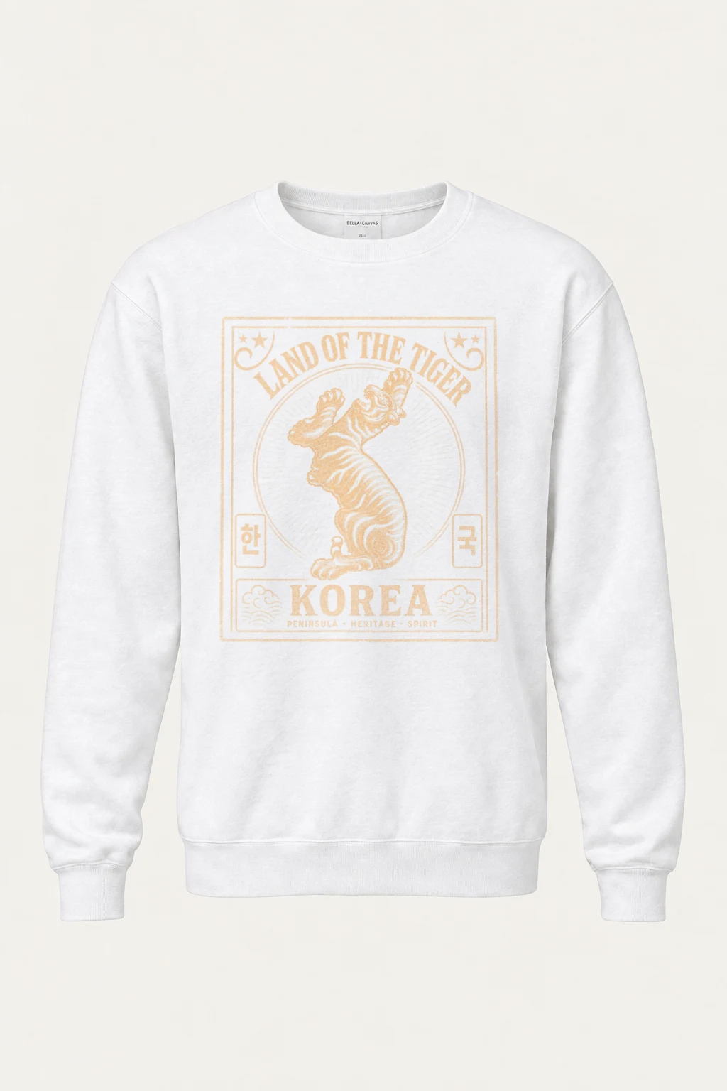 "Land Of The Tiger" Heavy Blend Unisex Crewneck Sweatshirt | Gildan 18000