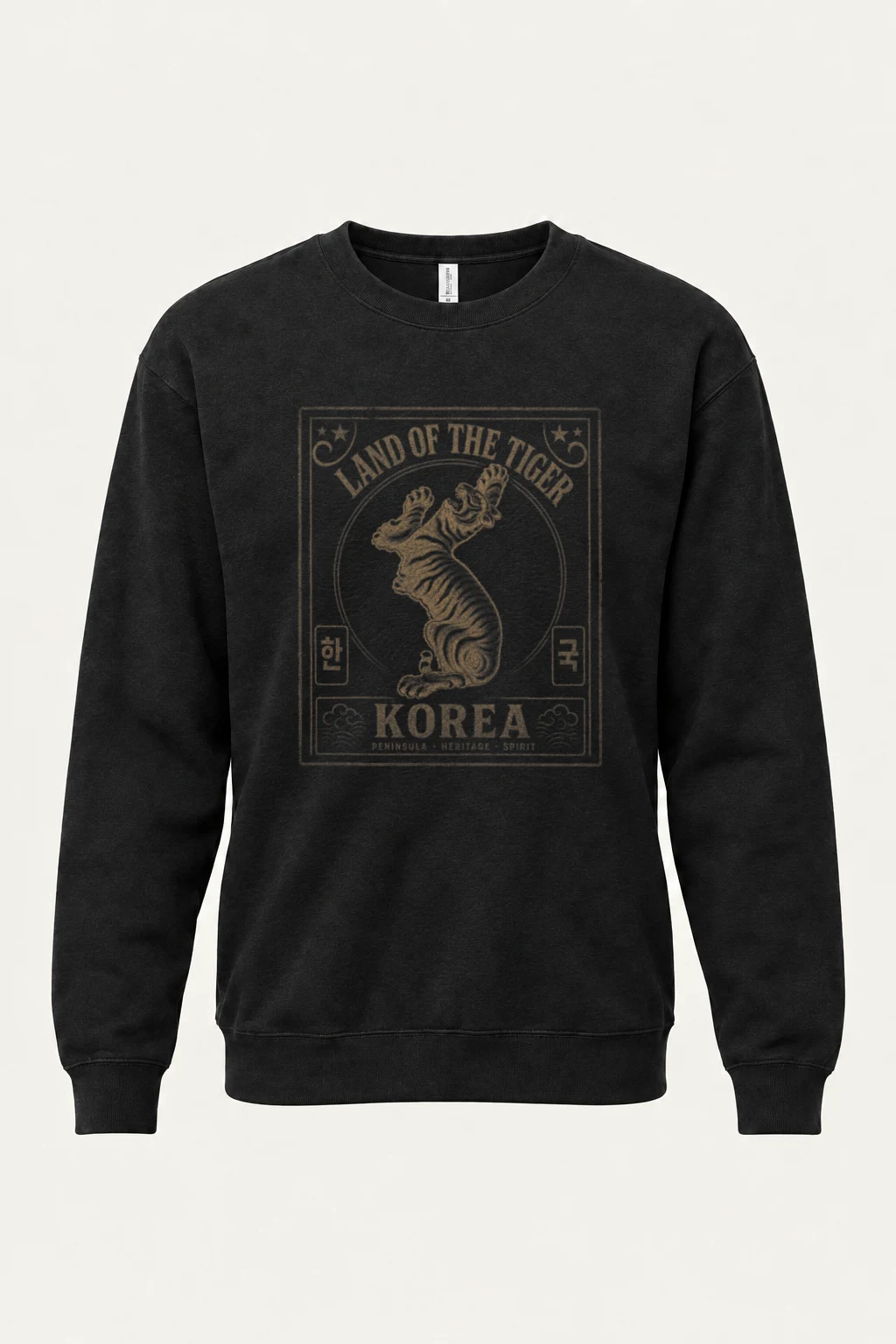 "Land Of The Tiger" Heavy Blend Unisex Crewneck Sweatshirt | Gildan 18000