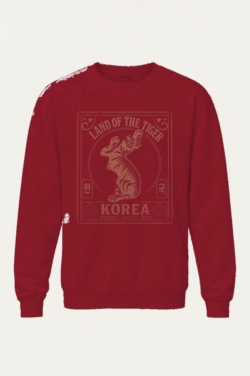 "Land Of The Tiger" Heavy Blend Unisex Crewneck Sweatshirt | Gildan 18000