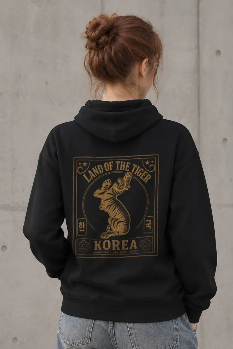 "Land Of The Tiger" Heavy Blend Unisex Pullover Hoodie