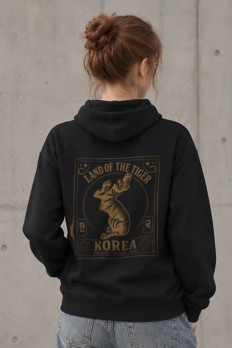 "Land Of The Tiger" Heavy Blend Unisex Pullover Hoodie