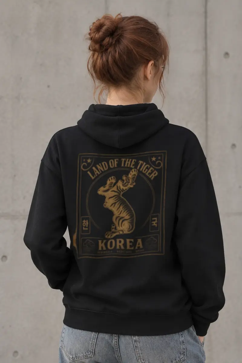 "Land Of The Tiger" Heavy Blend Unisex Pullover Hoodie