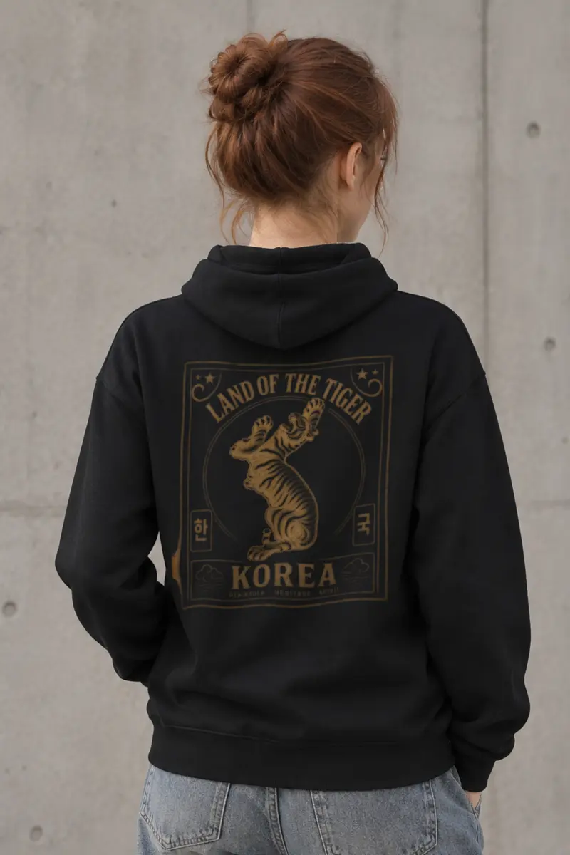 "Land Of The Tiger" Heavy Blend Unisex Pullover Hoodie