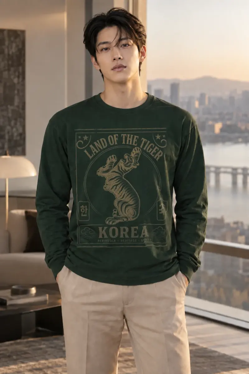 "Land Of The Tiger" Unisex Longsleeve T-shirt | Gildan 2400