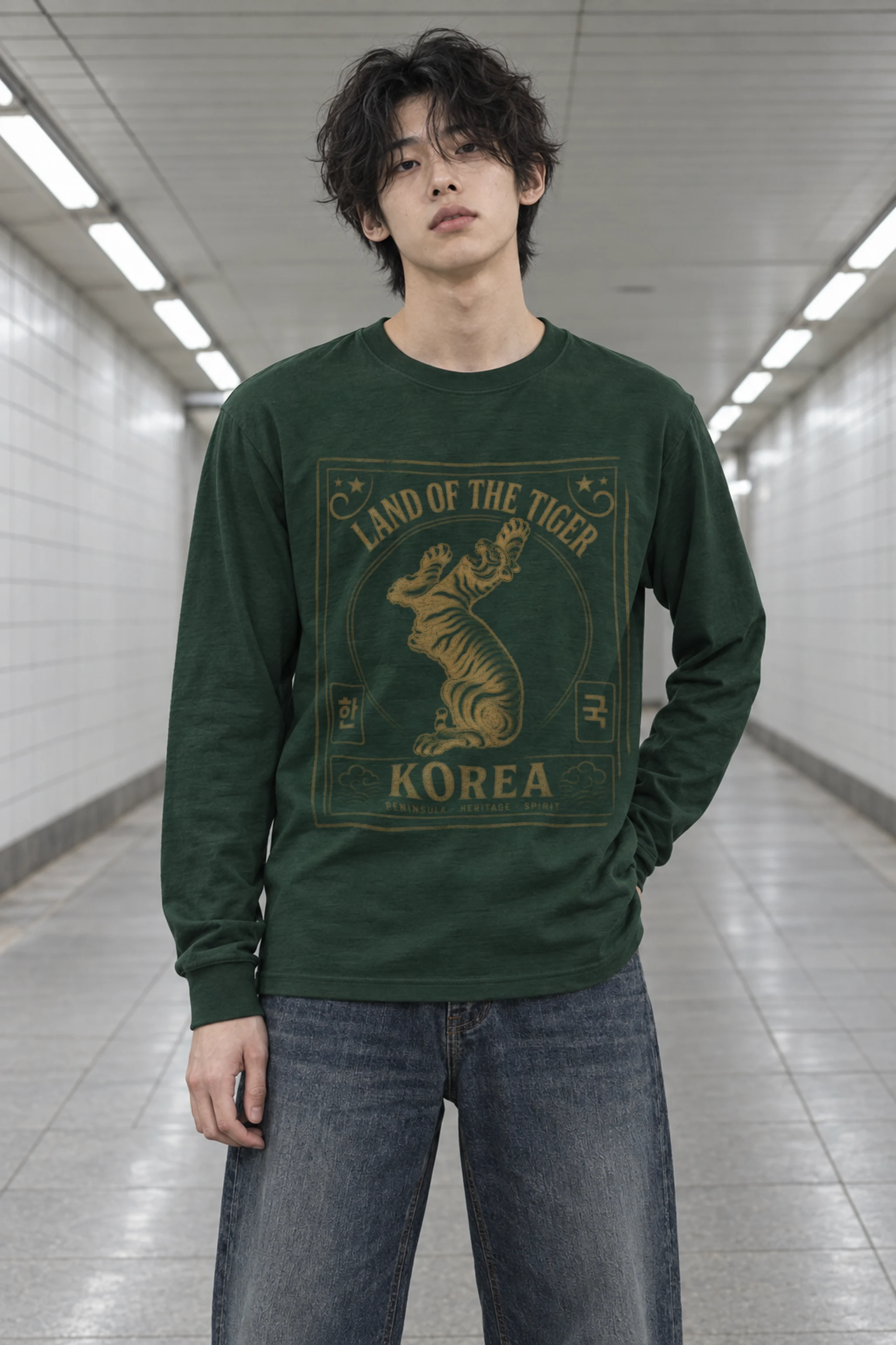 "Land Of The Tiger" Unisex Longsleeve T-shirt
